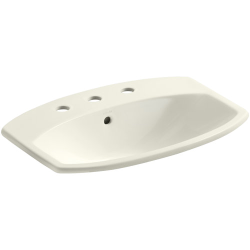 K235180 Kohler Cimarron® Vitreous China Rectangular DropIn Bathroom